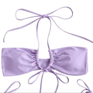 Halter lavender top (TOP ONLY)
